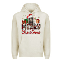 Oatmeal Heather merry christmas pitbull Premium Hoodie - JahusDesignShop