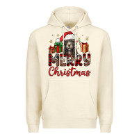 Sandshell merry christmas pitbull Premium Hoodie - JahusDesignShop