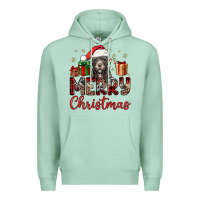 Seafoam merry christmas pitbull Premium Hoodie - JahusDesignShop