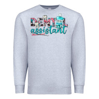 Heather Grey dental assistant Premium Sweatshirt - texasbilliewilder