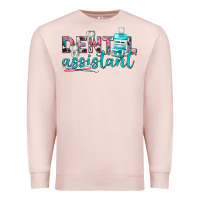 Pale Pink dental assistant Premium Sweatshirt - texasbilliewilder