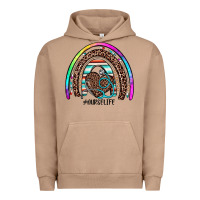 Pigment Burro nurse life rainbow Urban Hoodie - JahusDesignShop