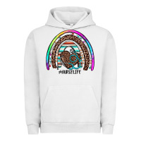 Pigment Lunar Rock nurse life rainbow Urban Hoodie - JahusDesignShop