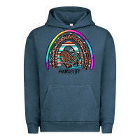 Pigment Midnight Navy nurse life rainbow Urban Hoodie - JahusDesignShop