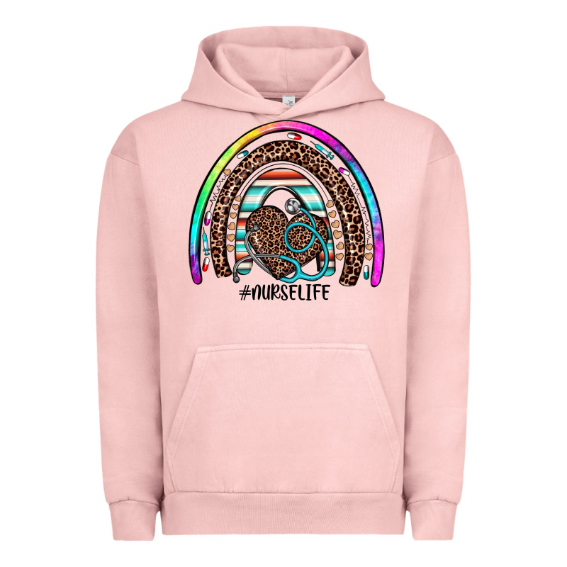 Nurse Life Rainbow Urban Hoodie by JahusDesignShop | Teevron