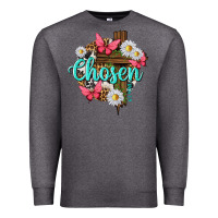 Charcoal Heather chosen Premium Sweatshirt - texasbilliewilder