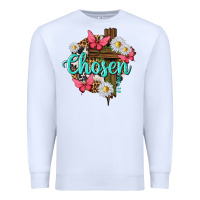 White chosen Premium Sweatshirt - texasbilliewilder