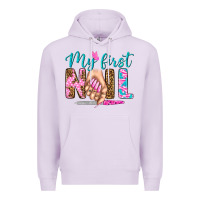 Lilac my first nail bbs Premium Hoodie - BundleAndBundleShop