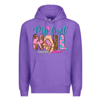Purple my first nail bbs Premium Hoodie - BundleAndBundleShop