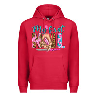 Cardinal my first nail bbs Premium Hoodie - BundleAndBundleShop