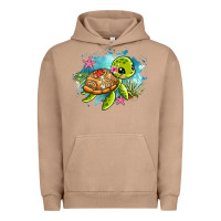 Pigment Burro ocean with turtle Urban Hoodie - AdoDesignShop