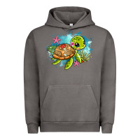 Pigment Tornado ocean with turtle Urban Hoodie - AdoDesignShop