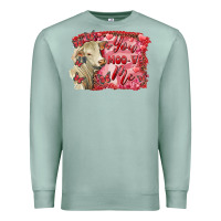 Seafoam Valentine's day you moo ve me charolais cow Premium Sweatshirt - RanaPortraitStore