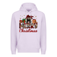 Merry Christmas Pug Premium Hoodie | Teevron