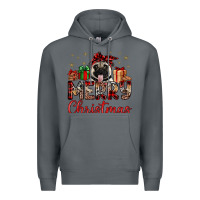 Rock merry christmas pug Premium Hoodie - JahusDesignShop
