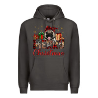 Smoke merry christmas pug Premium Hoodie - JahusDesignShop