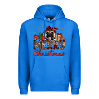 True Royal merry christmas pug Premium Hoodie - JahusDesignShop