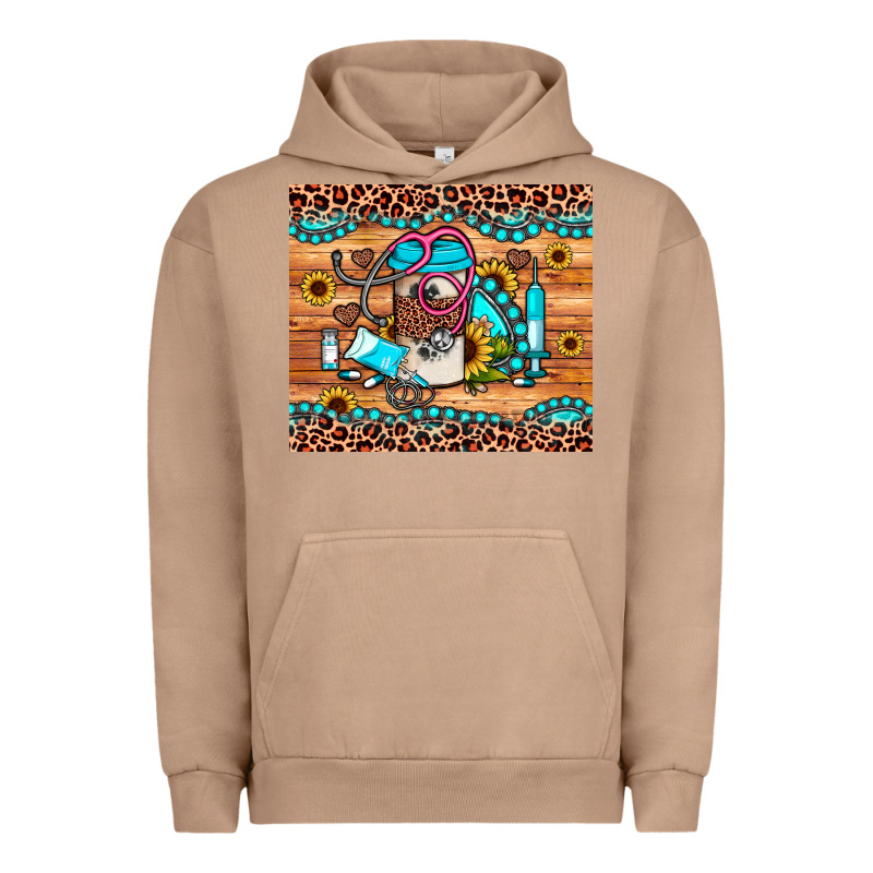 Western Gemstone Sunflower Nurse Urban Hoodie by JahusDesignShop | Teevron