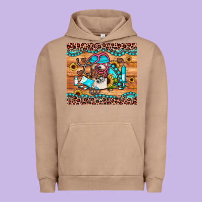 Western Gemstone Sunflower Nurse Urban Hoodie Designed By Jahusdesignshop