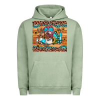 Pigment Oil Green western gemstone sunflower nurse Urban Hoodie - JahusDesignShop