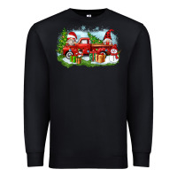 Black Christmas gnomes truck Premium Sweatshirt - Zillion Design Studio