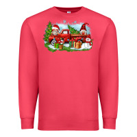 Cardinal Christmas gnomes truck Premium Sweatshirt - Zillion Design Studio