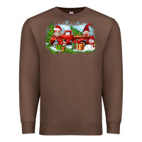 Chestnut Christmas gnomes truck Premium Sweatshirt - Zillion Design Studio
