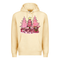 Pina Colada pink christmas trees with gift box bbs Premium Hoodie - BundleAndBundleShop