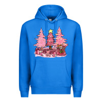 True Royal pink christmas trees with gift box bbs Premium Hoodie - BundleAndBundleShop