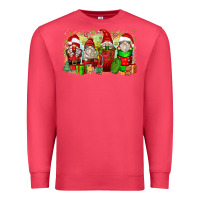 Cardinal Christmas gnome coffee cups Premium Sweatshirt - Zillion Design Studio