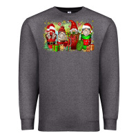 Charcoal Heather Christmas gnome coffee cups Premium Sweatshirt - Zillion Design Studio