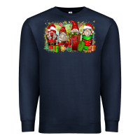 Navy Christmas gnome coffee cups Premium Sweatshirt - Zillion Design Studio