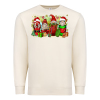 Sandshell Christmas gnome coffee cups Premium Sweatshirt - Zillion Design Studio