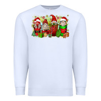 White Christmas gnome coffee cups Premium Sweatshirt - Zillion Design Studio