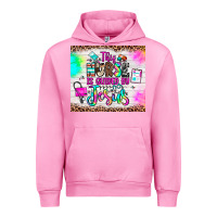 Fuchsia Pink this nurse is guided by jesus Urban Hoodie - JahusDesignShop