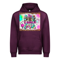 Mauve Wine this nurse is guided by jesus Urban Hoodie - JahusDesignShop