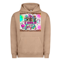 Pigment Burro this nurse is guided by jesus Urban Hoodie - JahusDesignShop