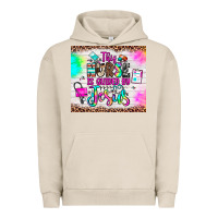 Pigment French Oak this nurse is guided by jesus Urban Hoodie - JahusDesignShop