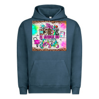 Pigment Midnight Navy this nurse is guided by jesus Urban Hoodie - JahusDesignShop