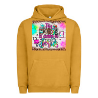 Pigment Peanut Butter this nurse is guided by jesus Urban Hoodie - JahusDesignShop