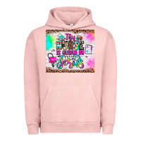Pigment Salmon this nurse is guided by jesus Urban Hoodie - JahusDesignShop