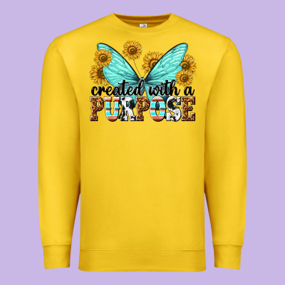 Premium Sweatshirt created with a purpose