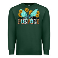 Sports Green created with a purpose Premium Sweatshirt - texasbilliewilder