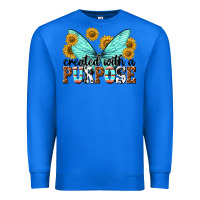 True Royal created with a purpose Premium Sweatshirt - texasbilliewilder
