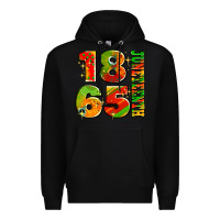 Black 1865 juneteenth Premium Hoodie - AdoDesignShop