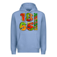 Colony Blue 1865 juneteenth Premium Hoodie - AdoDesignShop