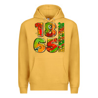 Mustard 1865 juneteenth Premium Hoodie - AdoDesignShop