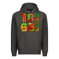 Smoke 1865 juneteenth Premium Hoodie - AdoDesignShop