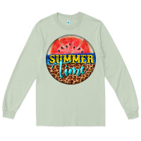 Matcha summer time watermelon Long Sleeve Tee - BarkalooDesign