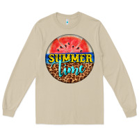 Mushroom summer time watermelon Long Sleeve Tee - BarkalooDesign